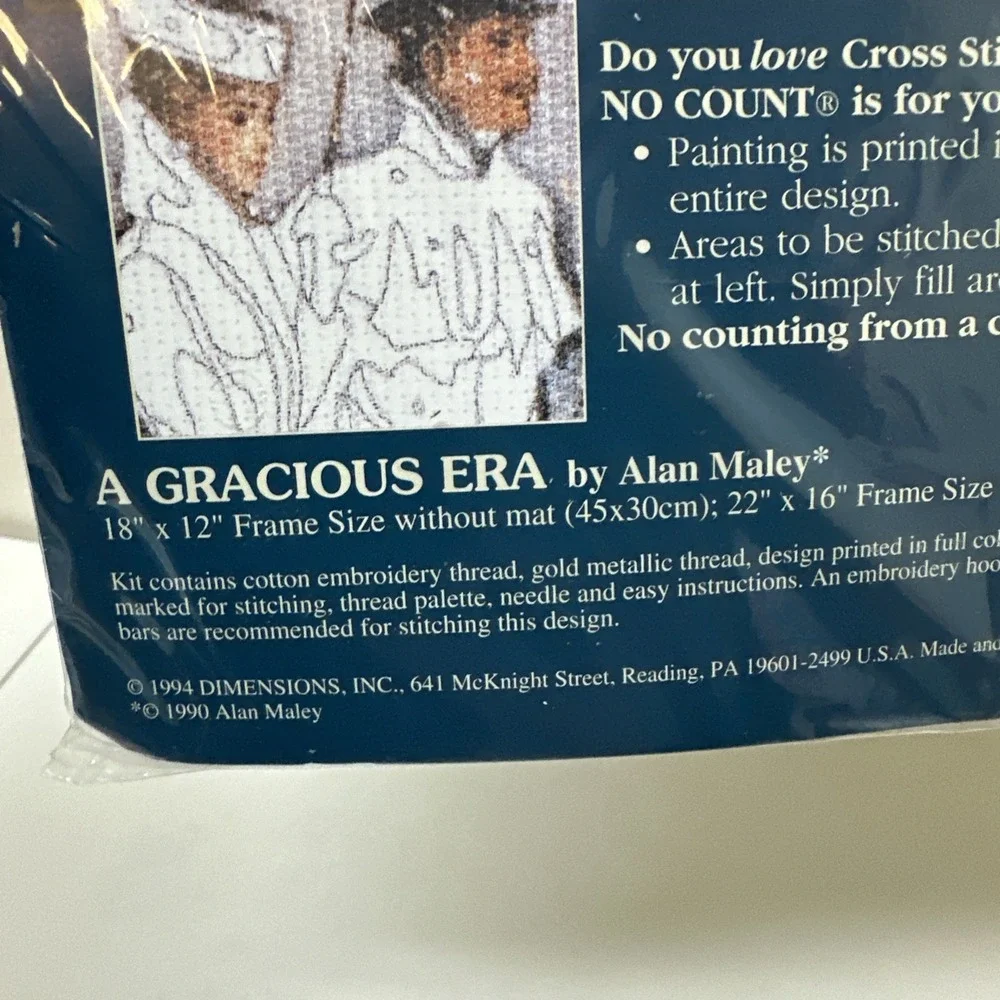 Sunset No Count Cross Stitch Kit #13923 Gracious Era Alan Maley 1994 New